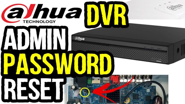 Reset DVR/NVR Password Dahua