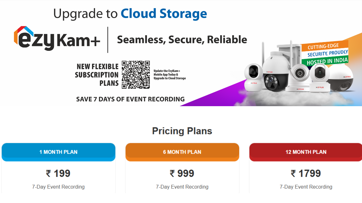 CP PLUS Cloud Recording – Complete Guide, Plans & Benefits