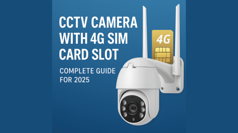 CCTV Camera with 4G SIM Card Slot – Complete Guide for 2026