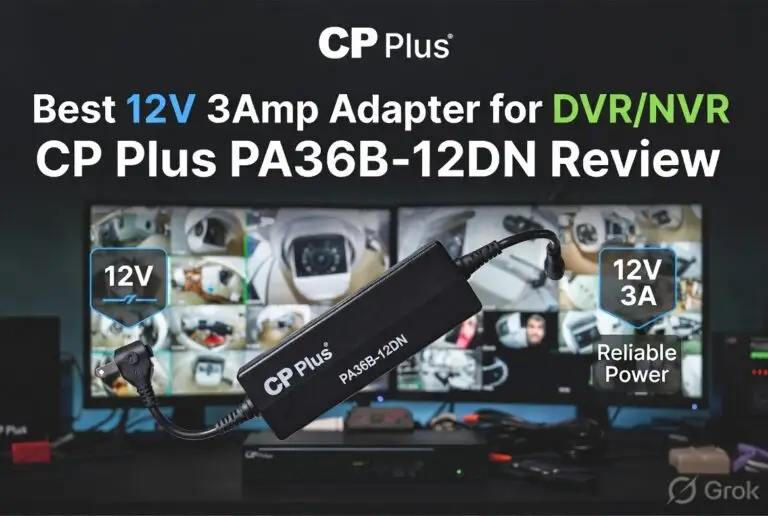 Best 12V 3Amp Adapter for DVRNVR CP Plus PA36B-12DN Review