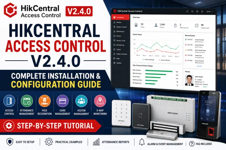 HikCentral Access Control V2.4.0 Installation & Configuration Guide (Step-by-Step)