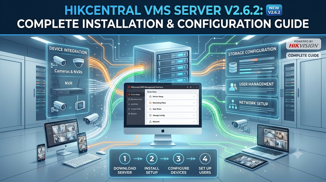 HikCentral VMS Server V2.6.2: Complete Installation & Configuration ...