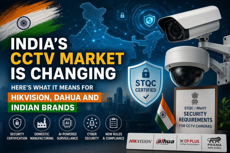 India’s CCTV Market Is Changing—Here’s What It Means for Hikvision, Dahua and Indian Brands