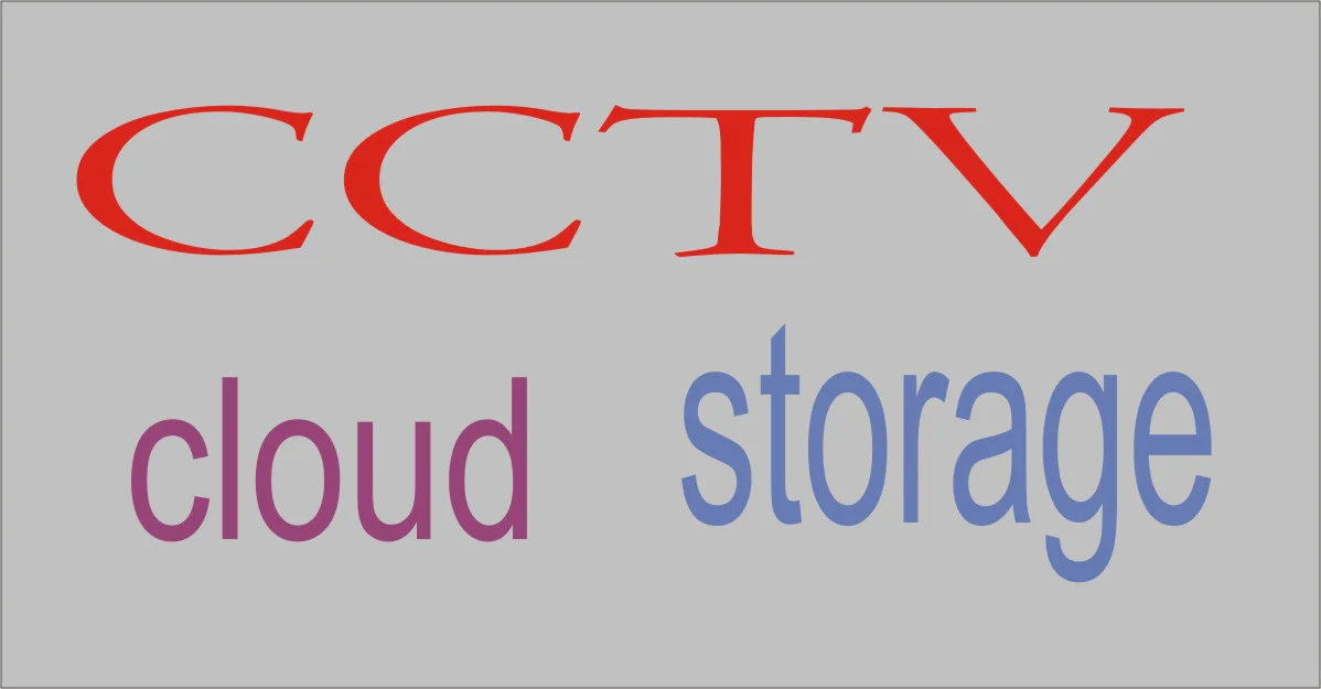 CCTV cloud storage