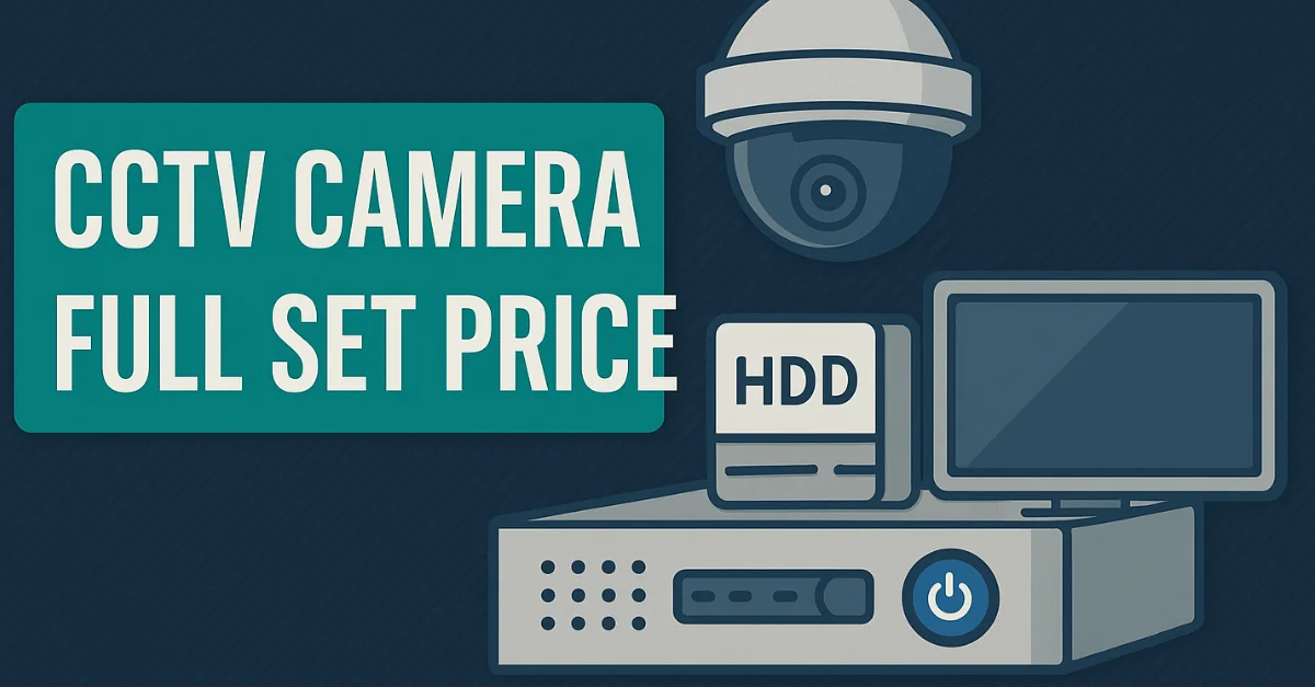 CCTV Camera Full Set Price – Cp Plus, Dahua, Hikvision