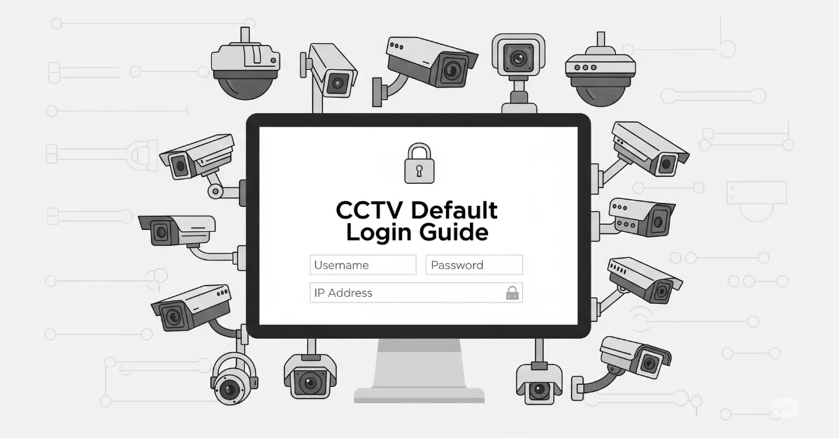 Default Login Details CCTV Brands