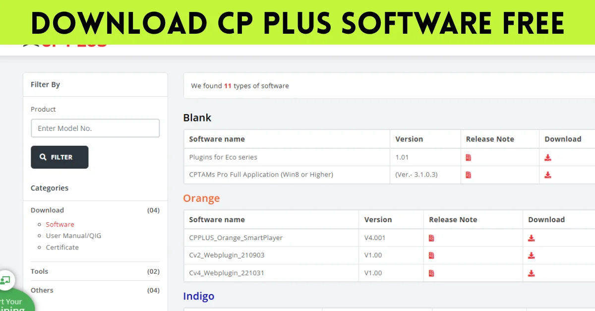 How to Download CP Plus Software
