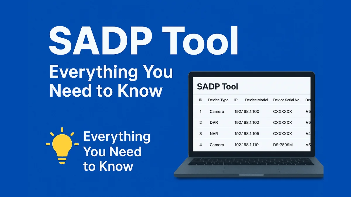 SADP Tool Download, Installation & Setup