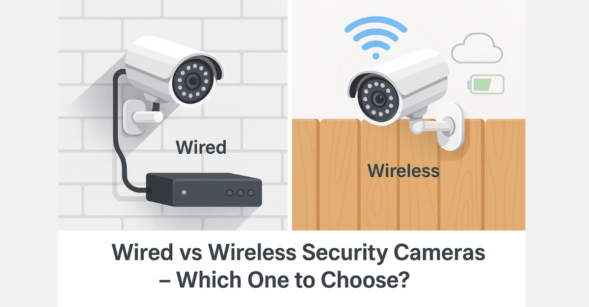 Wired and Wireless Security Camera Which One is Right for You