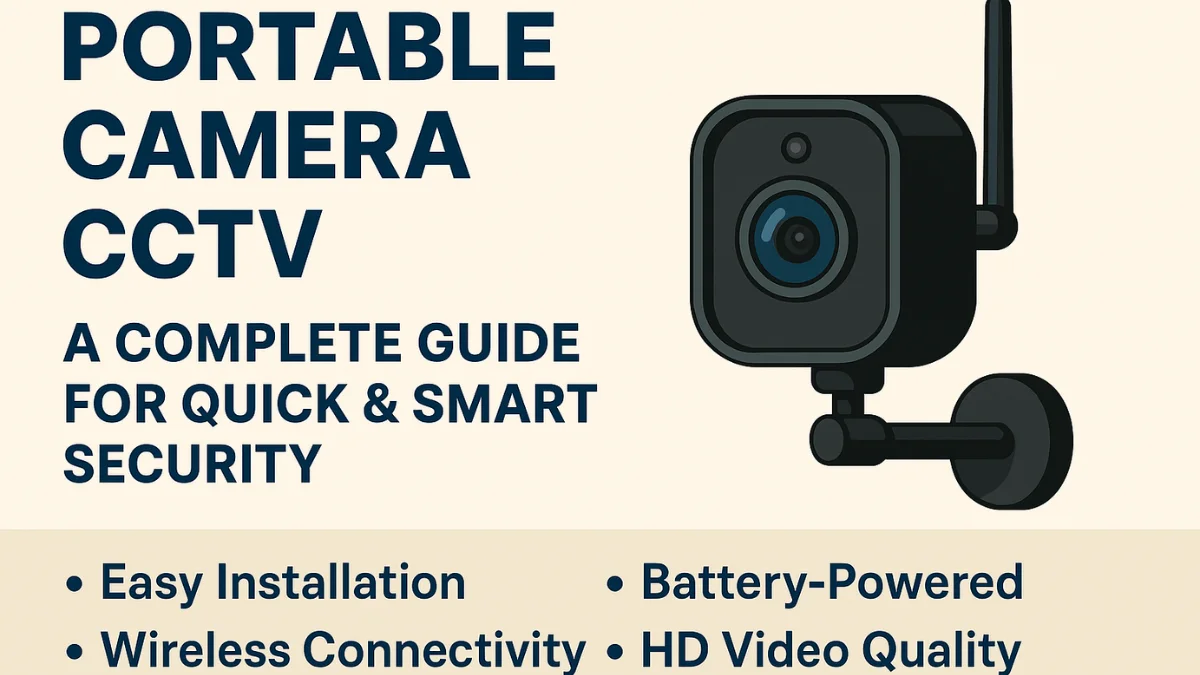 Portable Camera CCTV A Complete Guide for Quick & Smart Security
