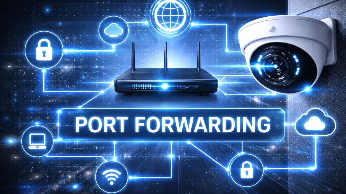 CCTV Port Forwarding Setup Guide (2026) – Remote Access Easy Steps