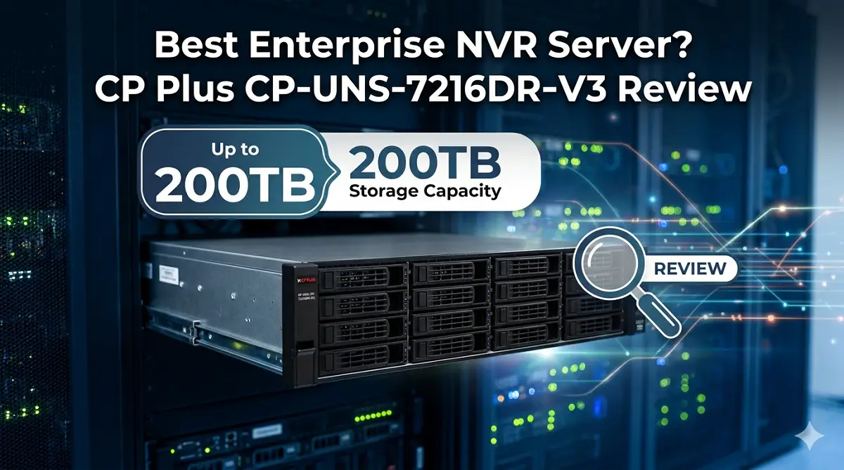 Best Enterprise NVR Server CP Plus CP-UNS-7216DR-V3 Review (Up to 200TB)