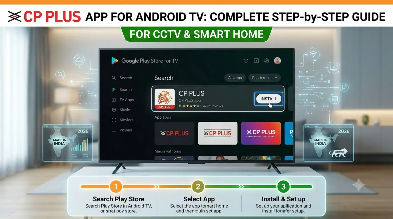 CP Plus App for Android TV Complete Step-by-Step Guide