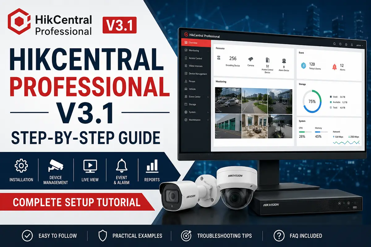 HikCentral Professional V3.1 Installation Guide – Complete Setup Tutorial
