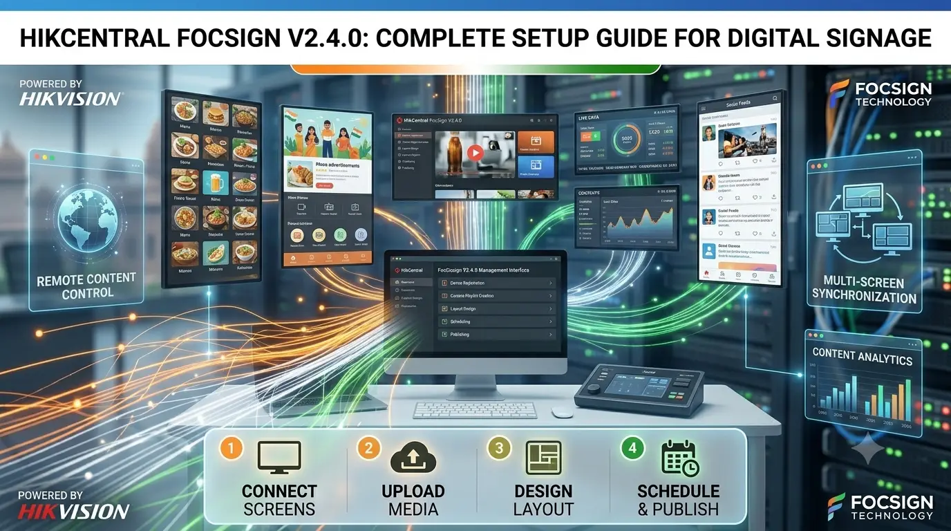 HikCentral FocSign V2.4.0 Complete Setup Guide for Digital Signage