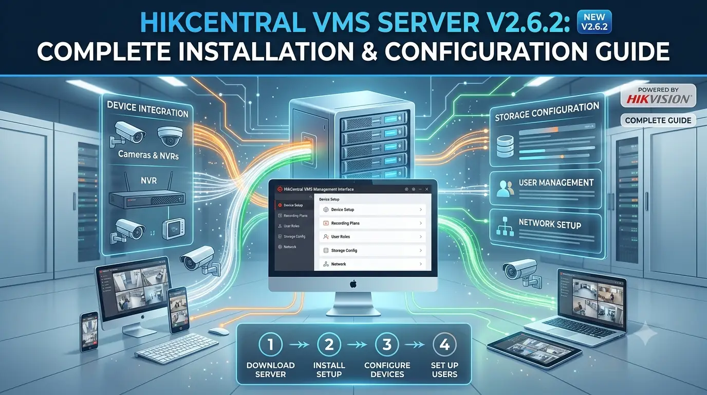 HikCentral VMS Server V2.6.2 Complete Installation & Configuration Guide